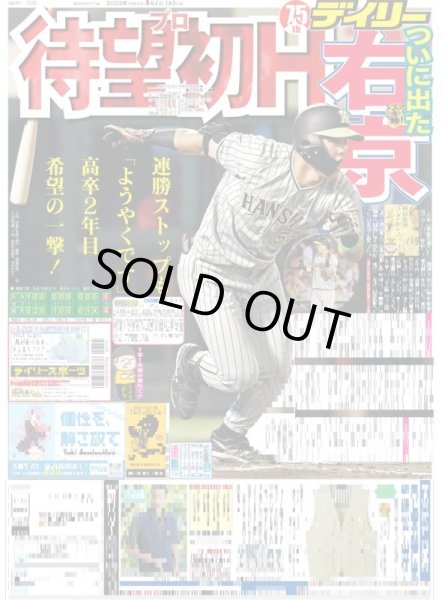 画像1: 右京待望プロ初H  デイリースポーツ（東京宅配版） 2023年6月7日付 (1)