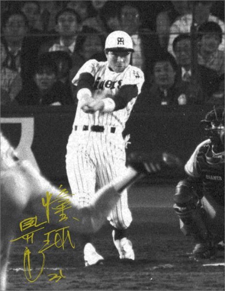 画像4: 【額装入り】阪神タイガース 伝説のバックスクリーン3連発 アートパネル 3選手セット（受注生産） (4)