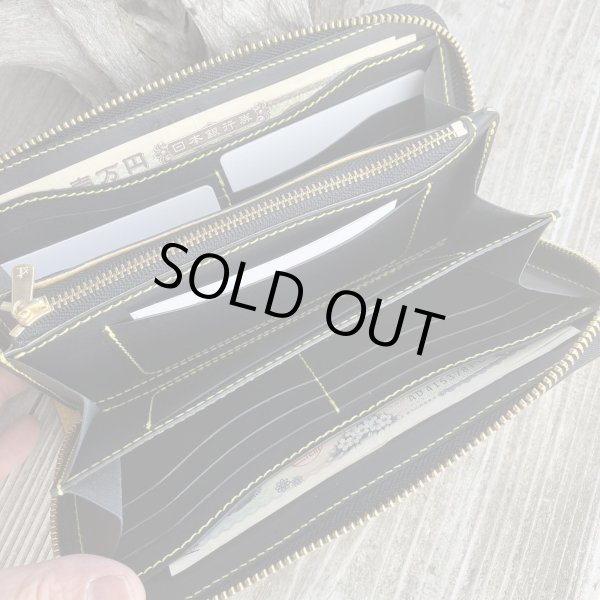 画像5: 【阪神タイガース×兵庫ジビエ鹿革&牛革】ラウンドファスナー長財布 (5)