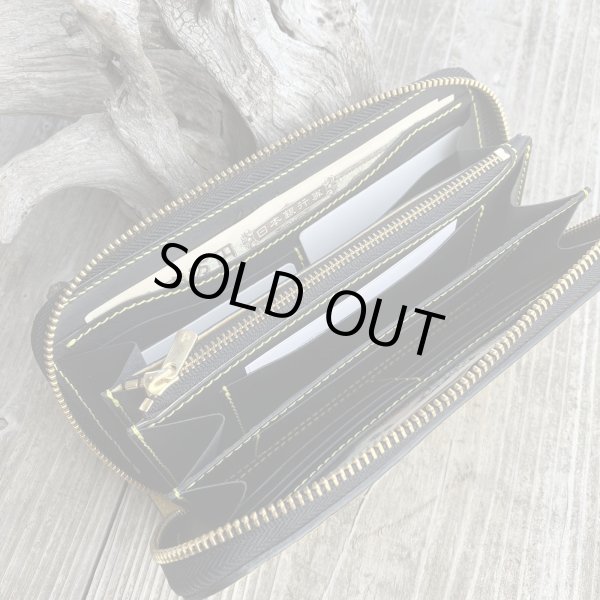 画像4: 【阪神タイガース×兵庫ジビエ鹿革&牛革】ラウンドファスナー長財布 (4)