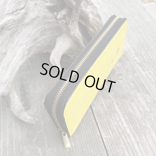 画像2: 【阪神タイガース×兵庫ジビエ鹿革&牛革】ラウンドファスナー長財布 (2)