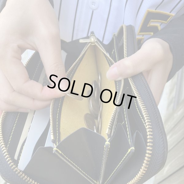 画像9: 【阪神タイガース×兵庫ジビエ鹿革&牛革】ラウンドファスナー長財布 (9)