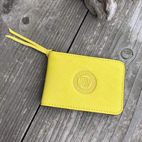 画像2: 【阪神タイガース×兵庫ジビエ鹿革＆牛革】パスケース (2)