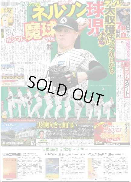 画像1: ネルソン ホンマに魔球やん（東京版）2025年2月2日付 (1)