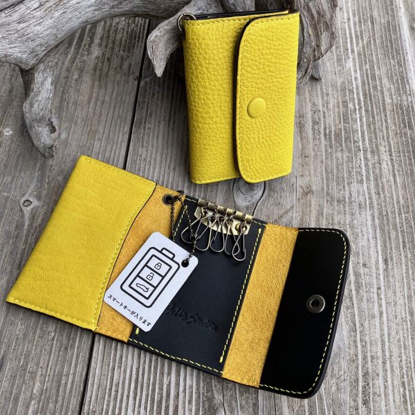 画像9: 【阪神タイガース× 兵庫ジビエ鹿革&牛革】5連キーケース (9)