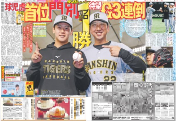 画像1: 球児虎 首位 門別プロ1勝 待望G3連倒（東京版）2025年4月7日付 (1)