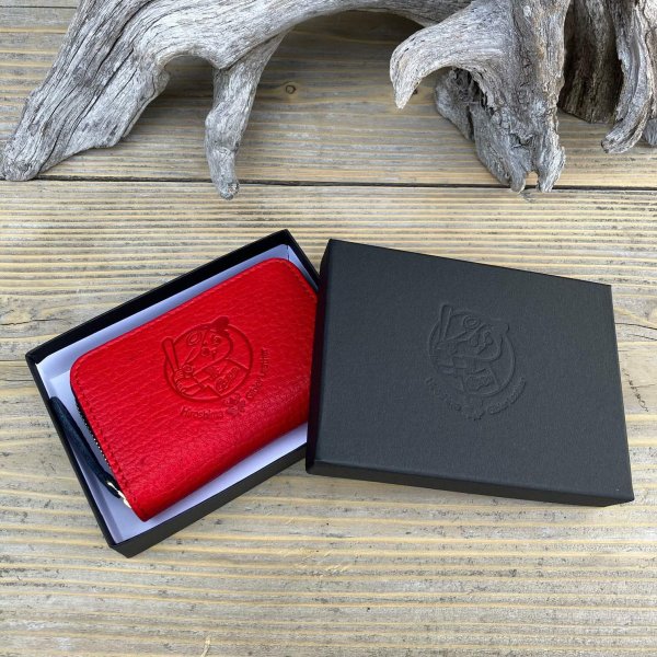 画像10: 【広島ジビエレザー×広島東洋カープ】 鹿革ラウンドミニ財布 (10)