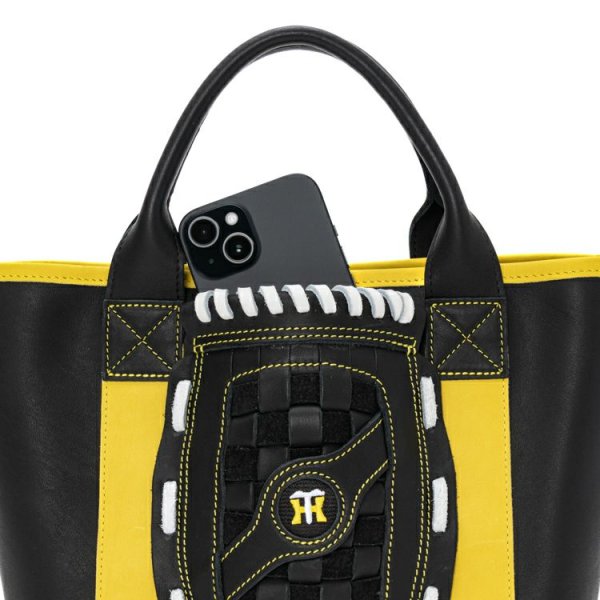 画像3: 阪神タイガースコラボ グローブミニトート (3)