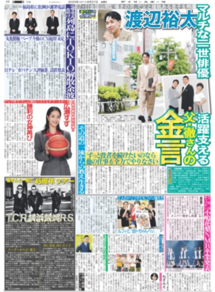 画像2: B&ZAI　初ライブでド派手パフォ/月刊横山裕 多くの「繋がり」のおかげで自身のソロアルバム完成（東京版）2025年6月27日付 (2)