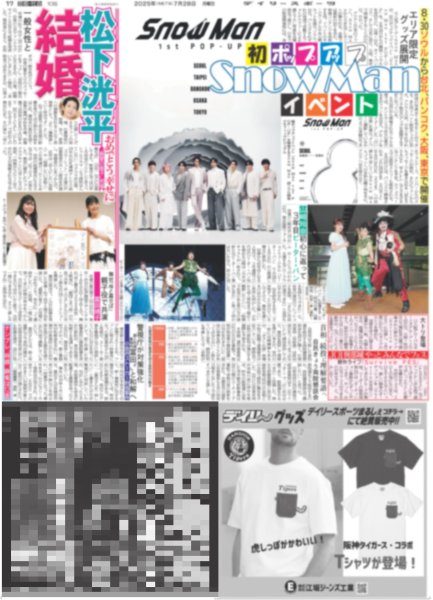 画像1: Snow Man 初ポップアップイベント（東京版）2025年7月28日付 (1)