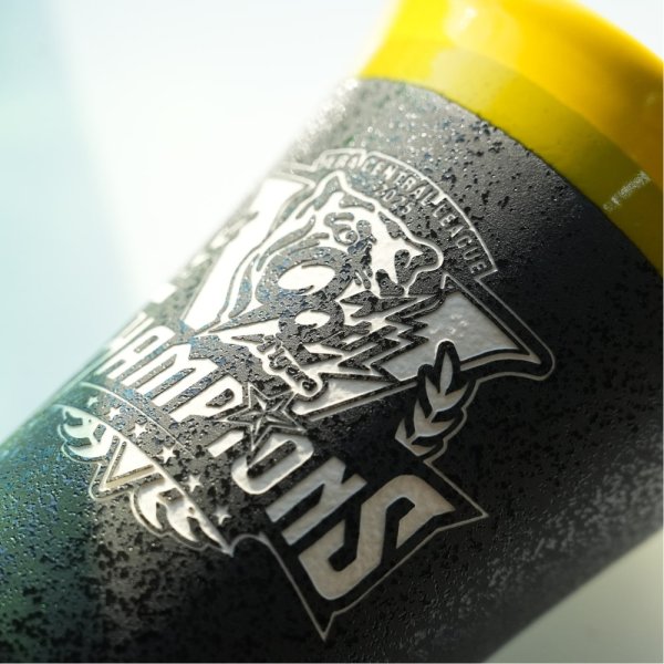 画像2: 【受注販売】2025阪神タイガース優勝ロゴ×デイリースポーツ優勝題字 美濃焼 フリーカップ 【雅】 (2)