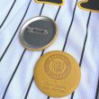 画像4: 【阪神タイガース×ベルズスクエア】兵庫ジビエレザー☆育てる鹿革の缶バッチ　あなた色に育ててください (4)
