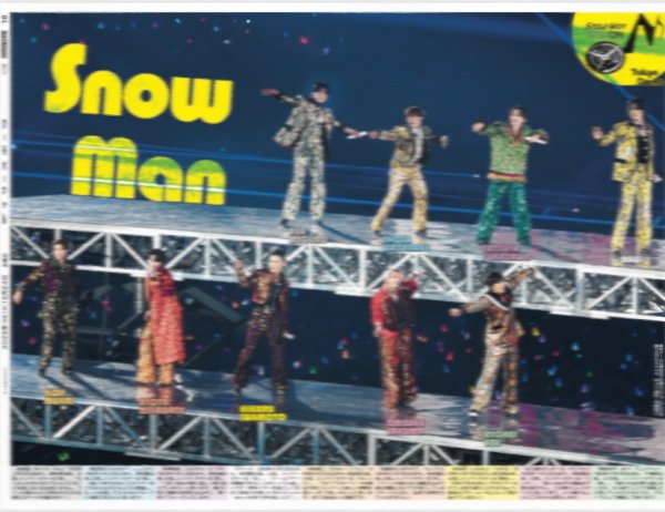 画像1: Snow Man 東京ドームから愛を込めて MERRY CHRISTMAS（東京12版）2025年12月24日付 (1)