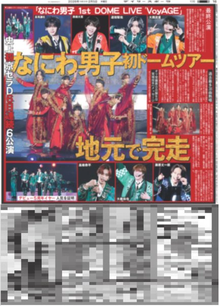 画像1: なにわ男子 初ドームツアー地元で完走 / 二宮 嵐ラストツアー語った / SixTONES 松村北斗「親孝行できた」（東京10版）2026年2月5日付 (1)
