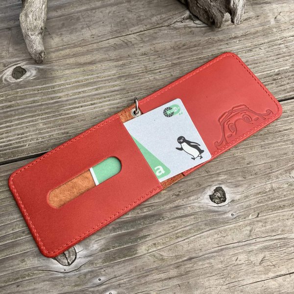 画像3: 【千葉ジェッツ公式ライセンスグッズ】千葉県産ジビエレザー「キョン革」 IDカード＆パスケース (3)