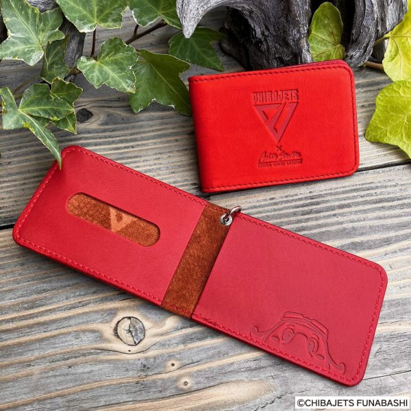 画像1: 【千葉ジェッツ公式ライセンスグッズ】千葉県産ジビエレザー「キョン革」 IDカード＆パスケース (1)