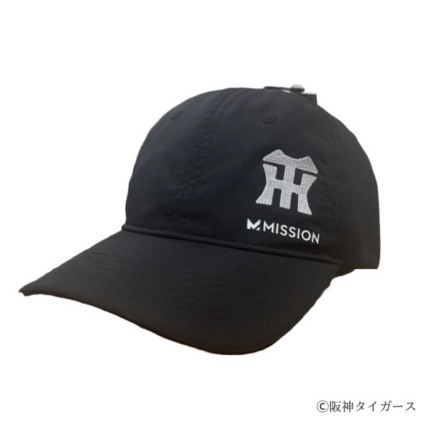 画像1: 【阪神タイガース×MISSION】クーリングパフォーマンスハット（ブラック） (1)