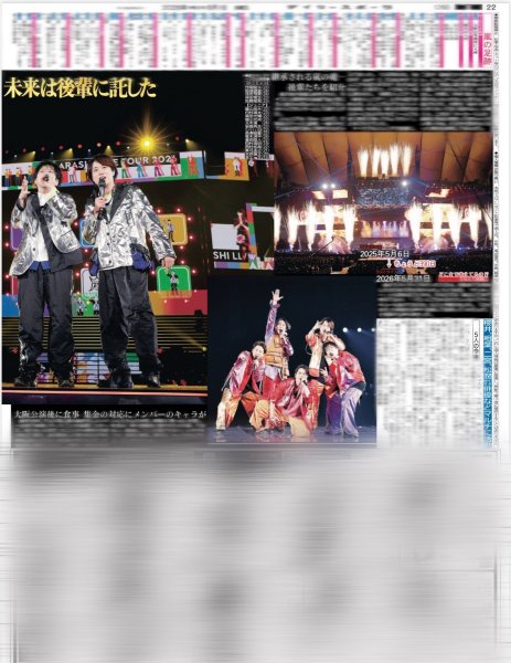画像4: ありがとう嵐 伝説は永遠に（東京12版B）2026年6月1日付 ※注文日からお届けまで2週間前後  (4)
