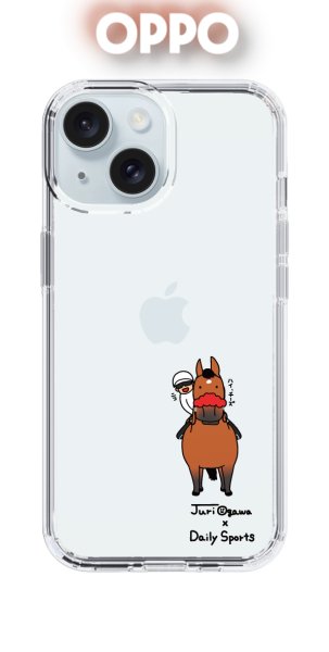 画像1: おがわじゅり×デイリー×caseplay 　鹿毛（OPPO） (1)