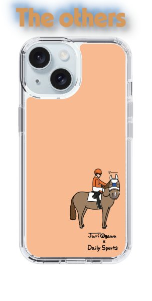 画像1: おがわじゅり×デイリー×caseplay 　栃栗毛-オレンジ（その他） (1)