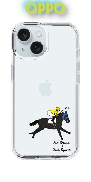 画像1: おがわじゅり×デイリー×caseplay　青毛（OPPO） (1)