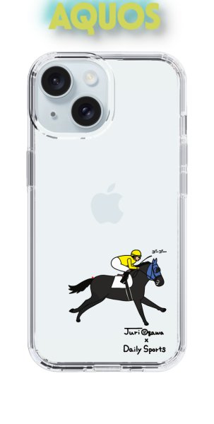 画像1: おがわじゅり×デイリー×caseplay　青毛（AQUOS） (1)