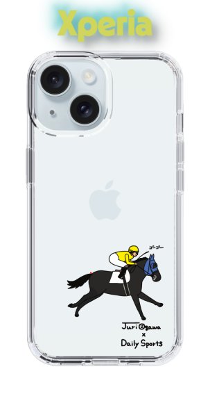 画像1: おがわじゅり×デイリー×caseplay  　青毛（Xperia） (1)