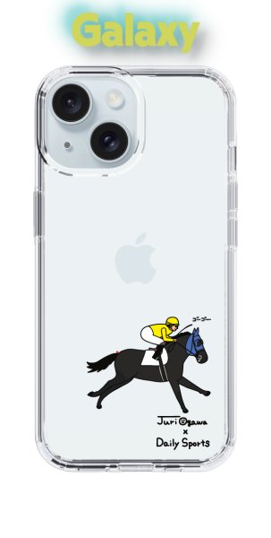 画像1: おがわじゅり×デイリー×caseplay  　青毛（Galaxy） (1)