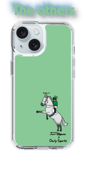 画像1: おがわじゅり×デイリー×caseplay 　芦毛-グリーン（その他） (1)