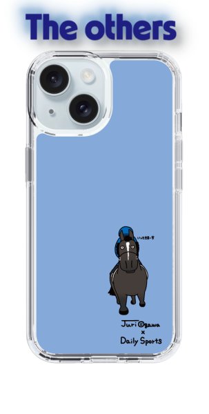 画像1: おがわじゅり×デイリー×caseplay  　青鹿毛-ブルー（その他） (1)