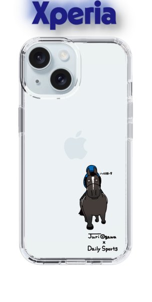 画像1: おがわじゅり×デイリー×caseplay  　青鹿毛（Xperia） (1)