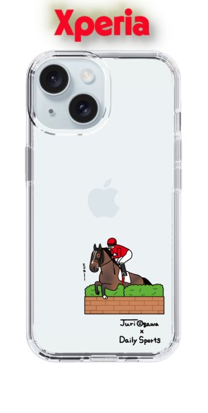 画像1: おがわじゅり×デイリー×caseplay 　黒鹿毛（Xperia） (1)
