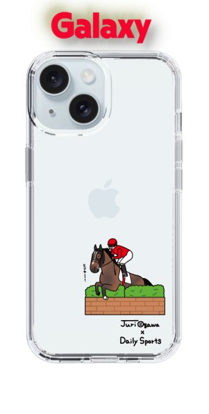 画像1: おがわじゅり×デイリー×caseplay 　黒鹿毛（Galaxy） (1)