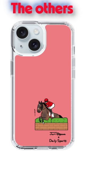 画像1: おがわじゅり×デイリー×caseplay 　黒鹿毛-レッド（その他） (1)