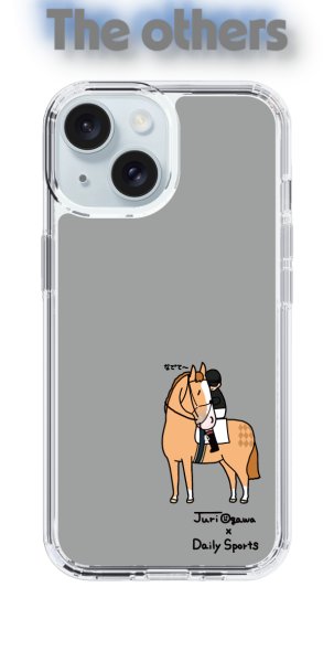 画像1: おがわじゅり×デイリー×caseplay 　栗毛-ブラック（その他） (1)