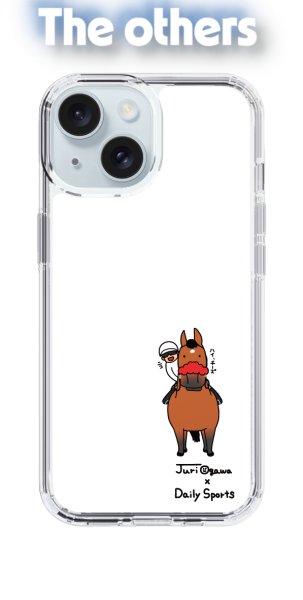 画像1: おがわじゅり×デイリー×caseplay 　鹿毛-ホワイト（その他） (1)