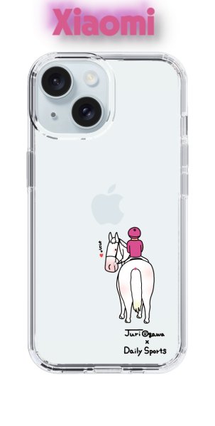 画像1: おがわじゅり×デイリー×caseplay 　白毛（Xiaomi） (1)