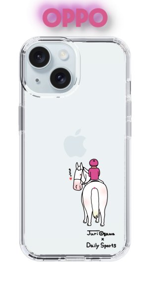 画像1: おがわじゅり×デイリー×caseplay 　白毛（OPPO） (1)