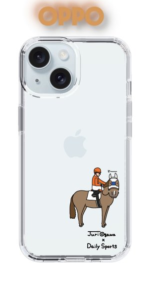 画像1: おがわじゅり×デイリー×caseplay 　栃栗毛（OPPO） (1)