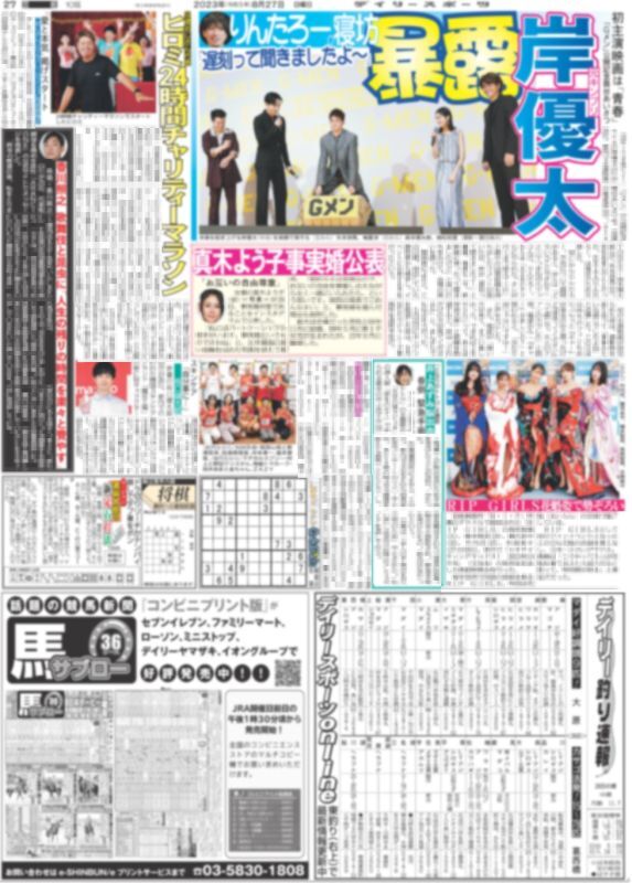 週刊アサヒ芸能」2022年バックナンバー 13冊 - 雑誌